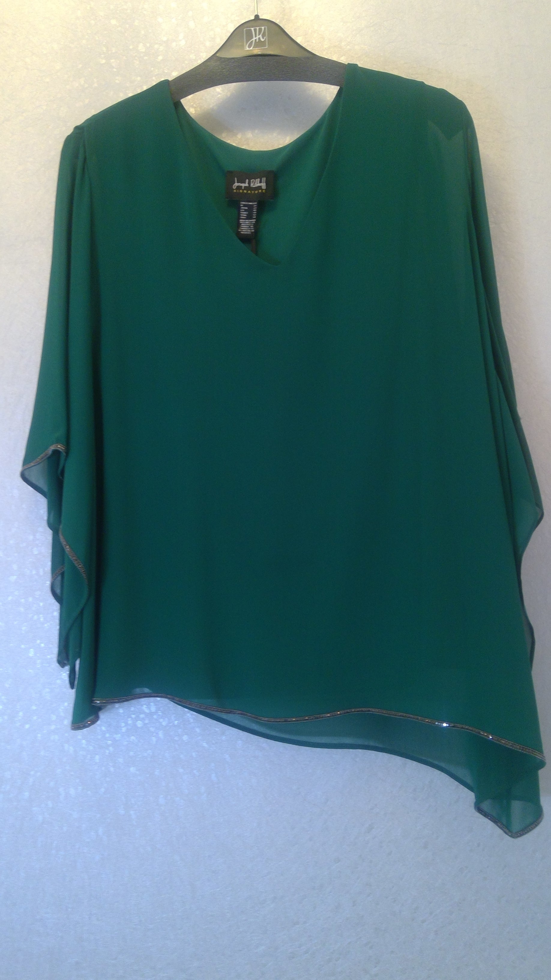 Women's green light blous