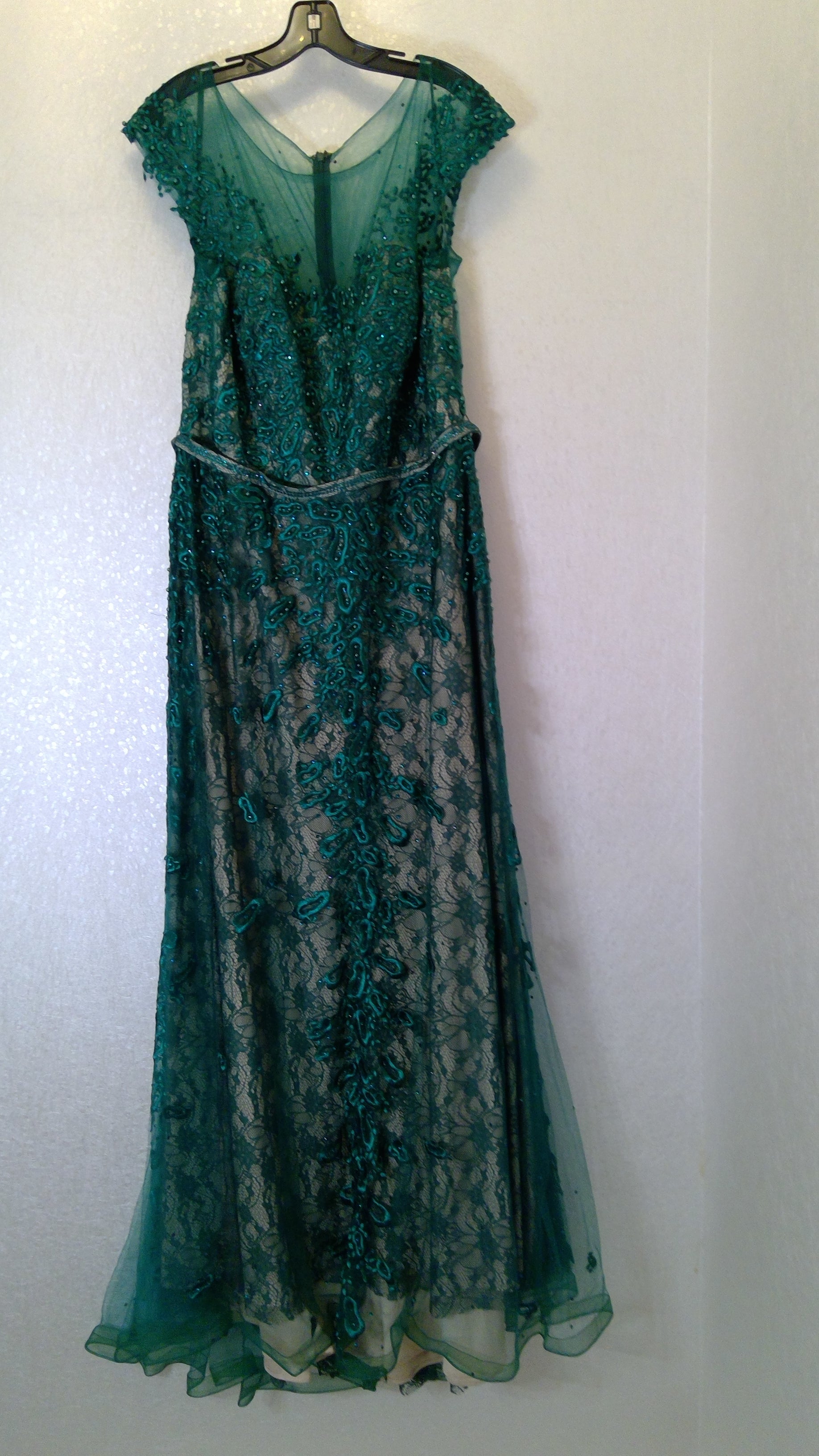 Teal dresss for party