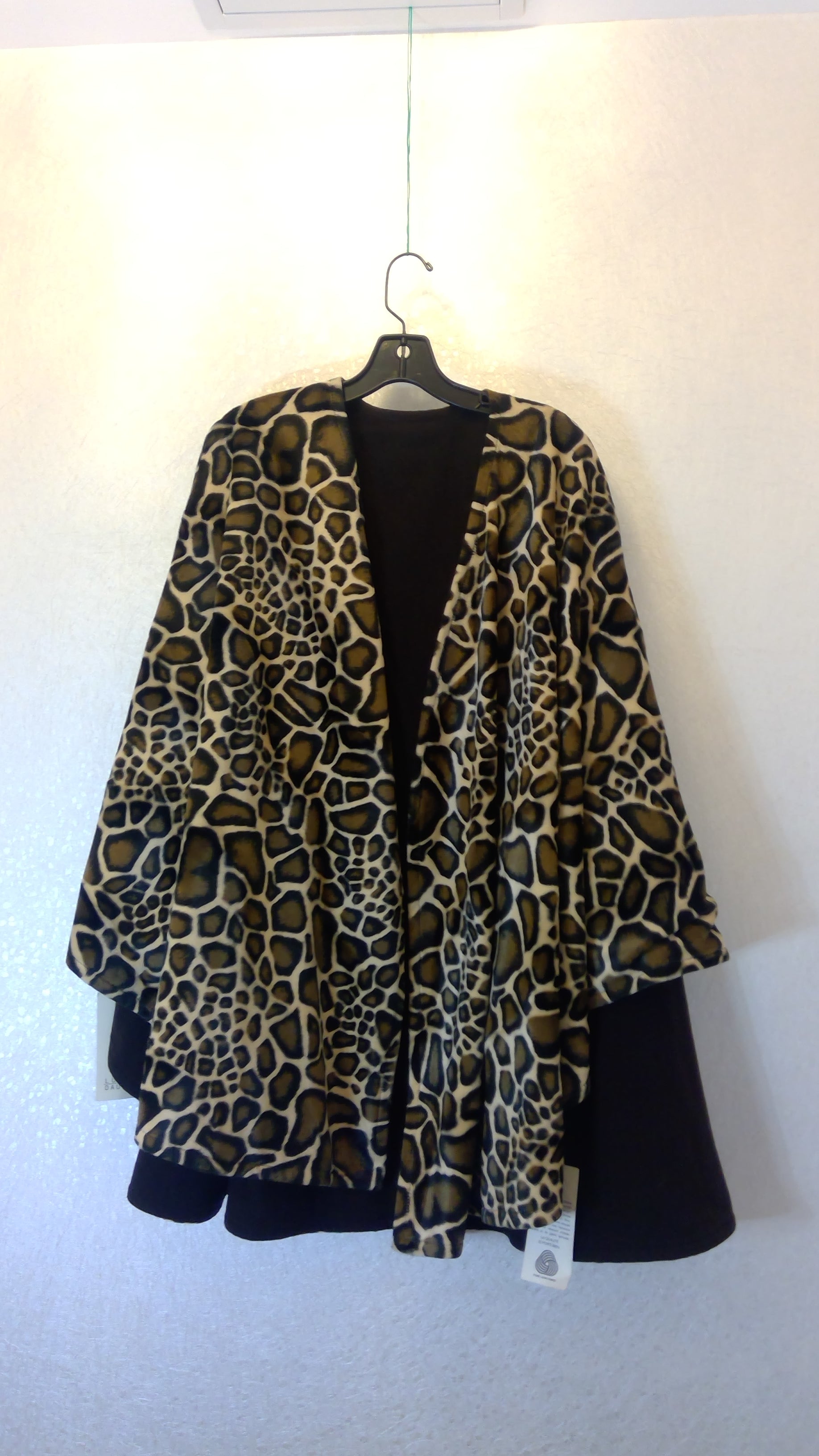 Leopard print coat