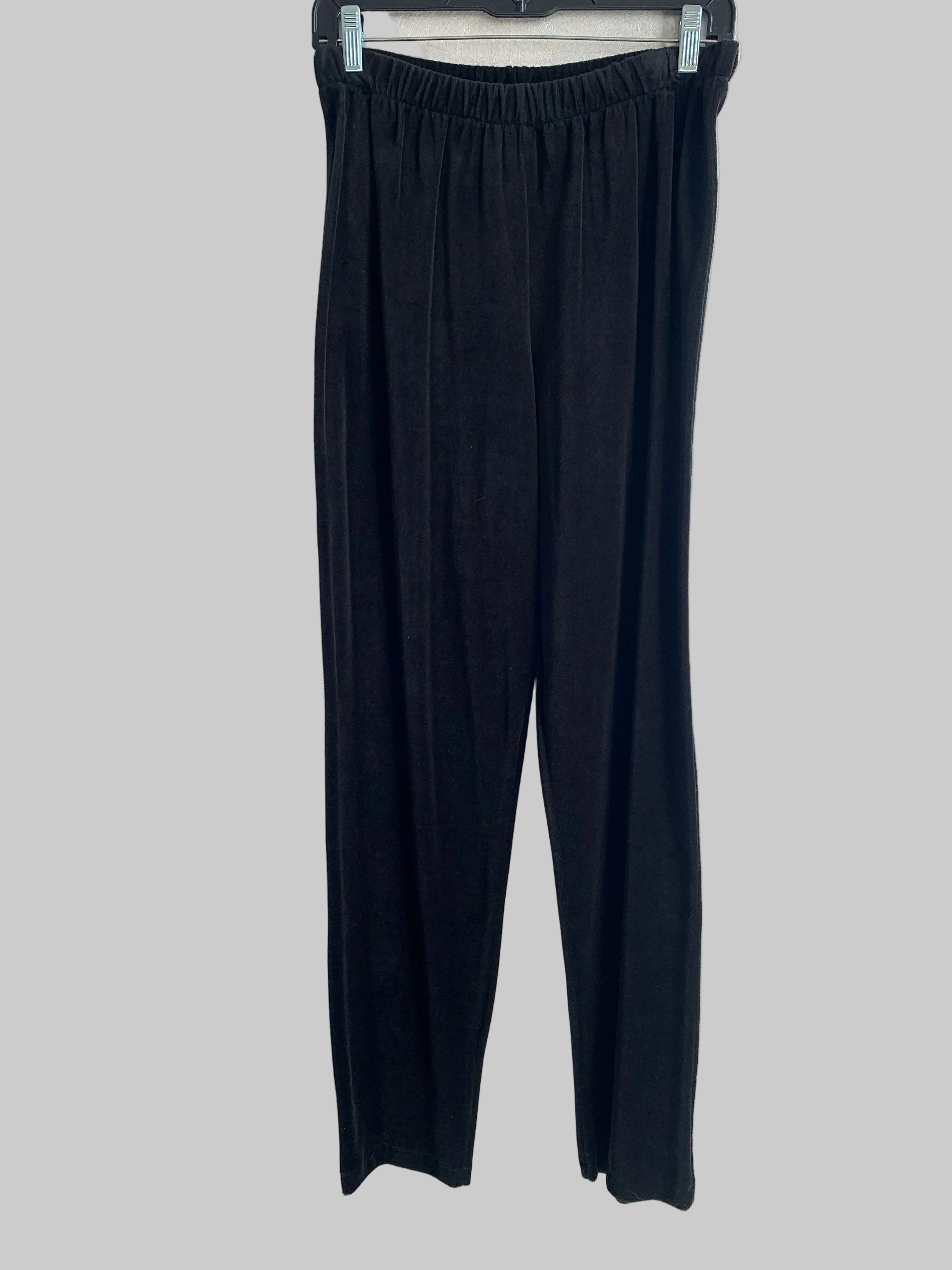 Black outfit with gold zippers