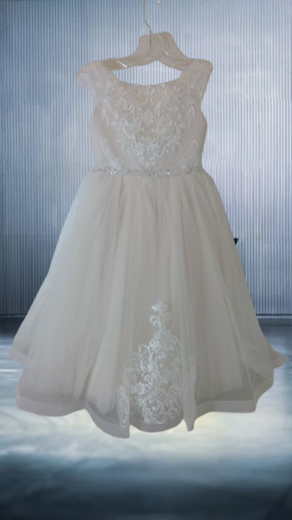 White dress for girl for any event